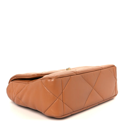 Chanel Lambskin Quilted Medium Chanel 19 Flap Brown 4 of 11