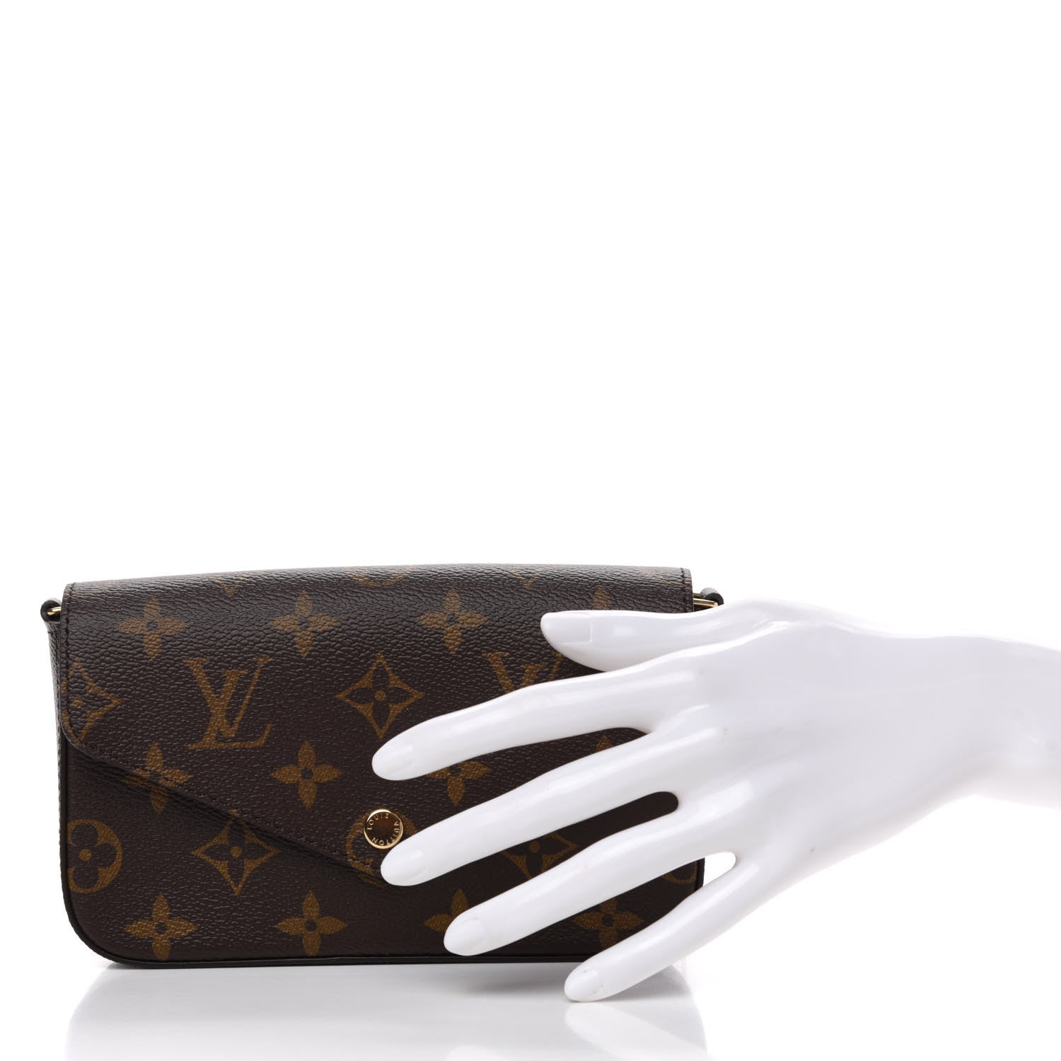 Louis Vuitton Monogram Felicie Strap & Go Felicie Pochette Kaki 2 of 6