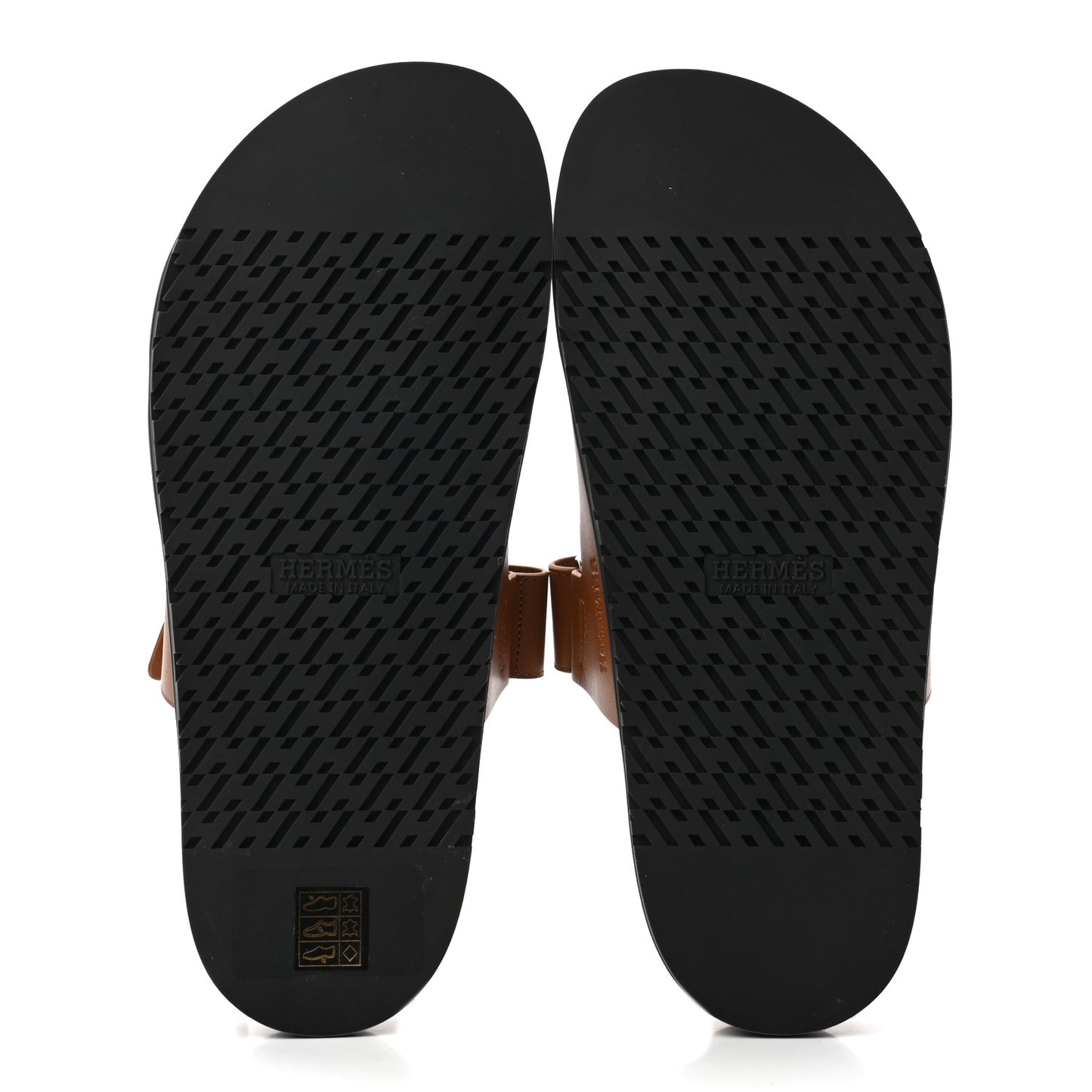Calfskin Mens Chypre Sandals 42 Gold