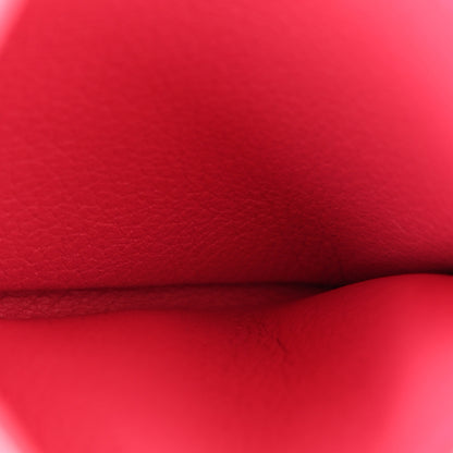 Louis Vuitton Calfskin Lockme Card Holder Hot Pink 5 of 7