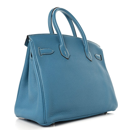 Hermes Togo Birkin 30 Blue Jean 3 of 15
