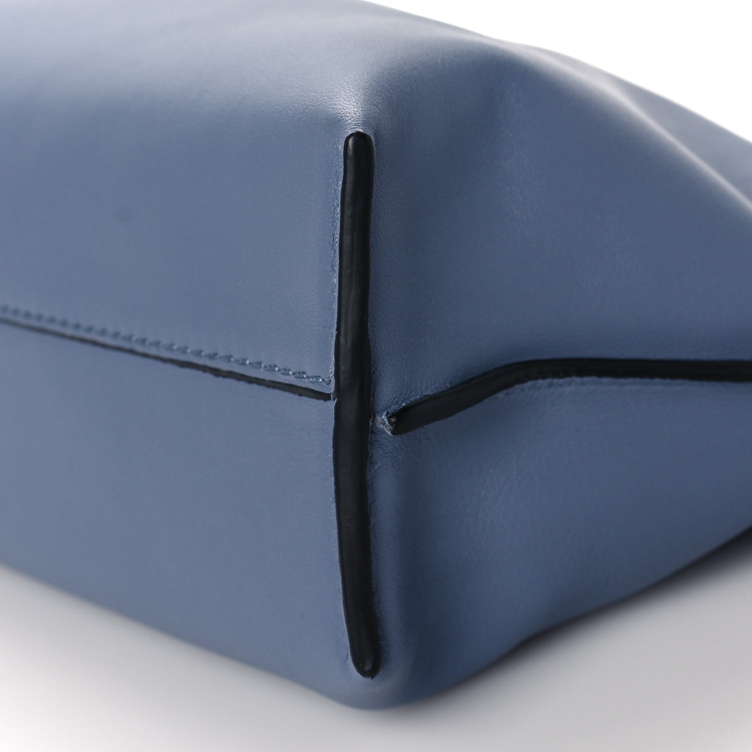 Loewe Calfskin Mini Flamenco Knot Bag Indigo Tan 10 of 11