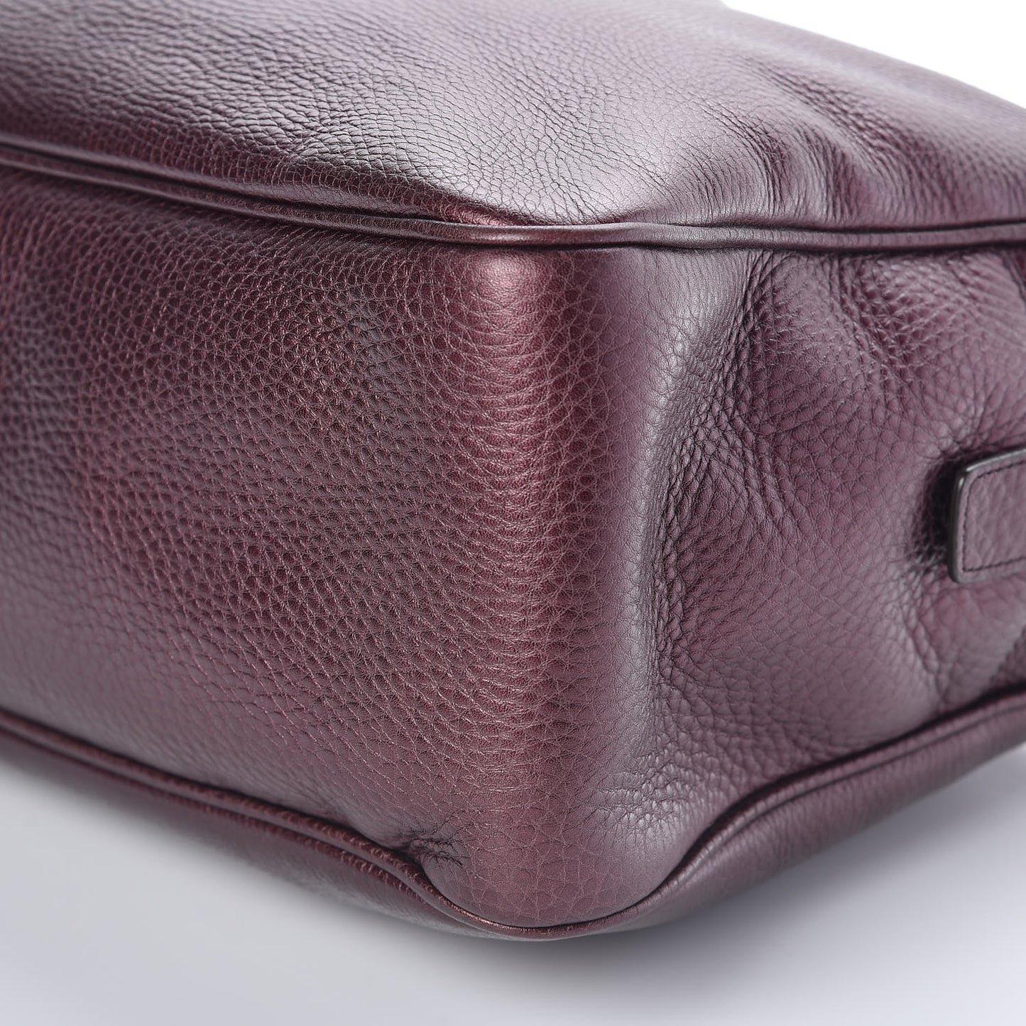 Metallic Cellarius Calfskin Medium Soho Bowler Classic Burgundy