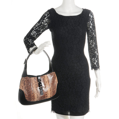Gucci Karung Jackie O Hobo Brown 2 of 8