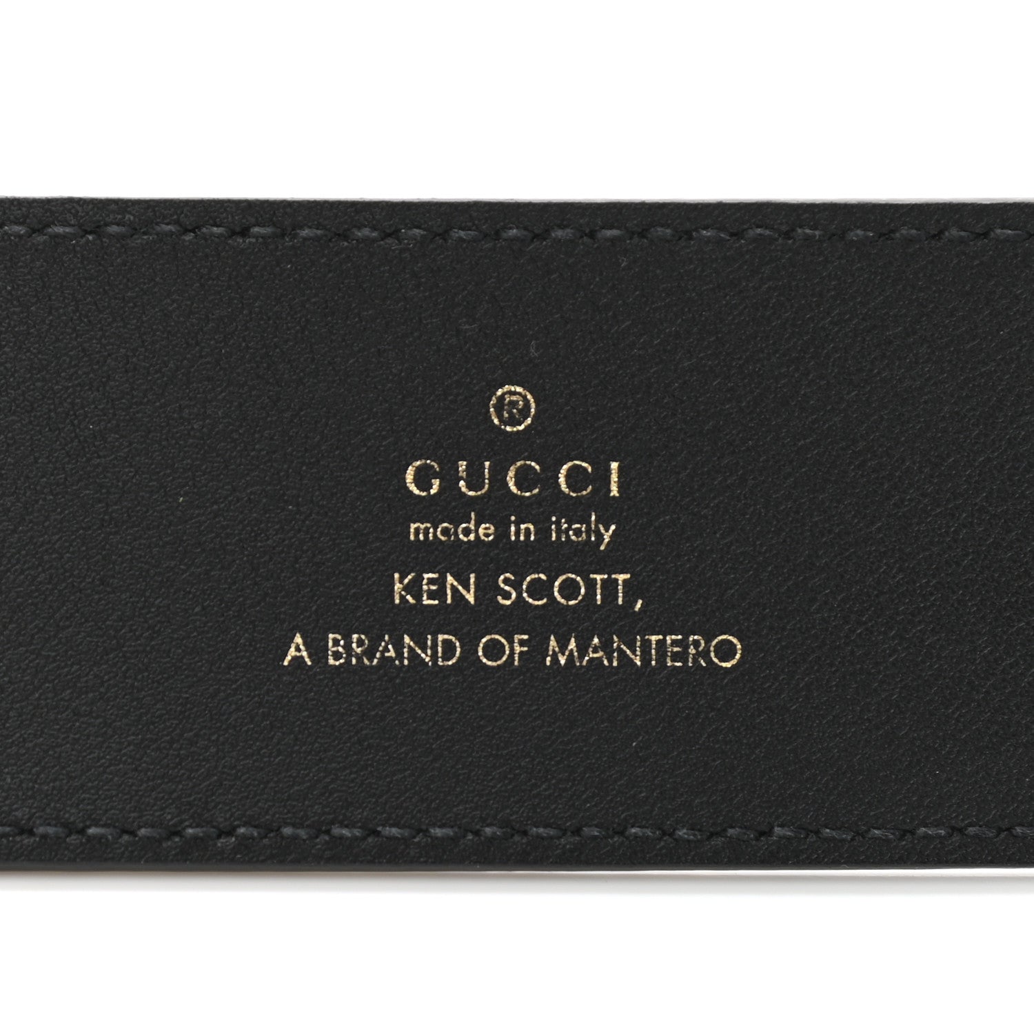 Gucci X KEN SCOTT Calfskin Double G 40mm Belt 90 36 Black Multicolor 5 of 8