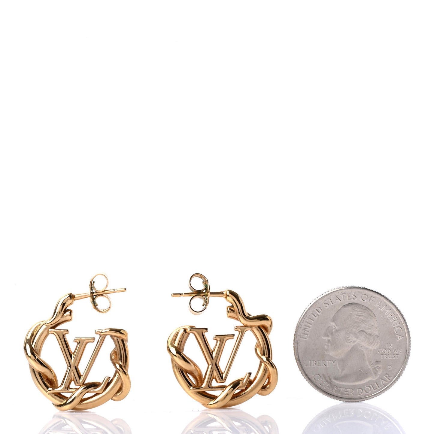 Garden Louise Hoop Earrings Gold