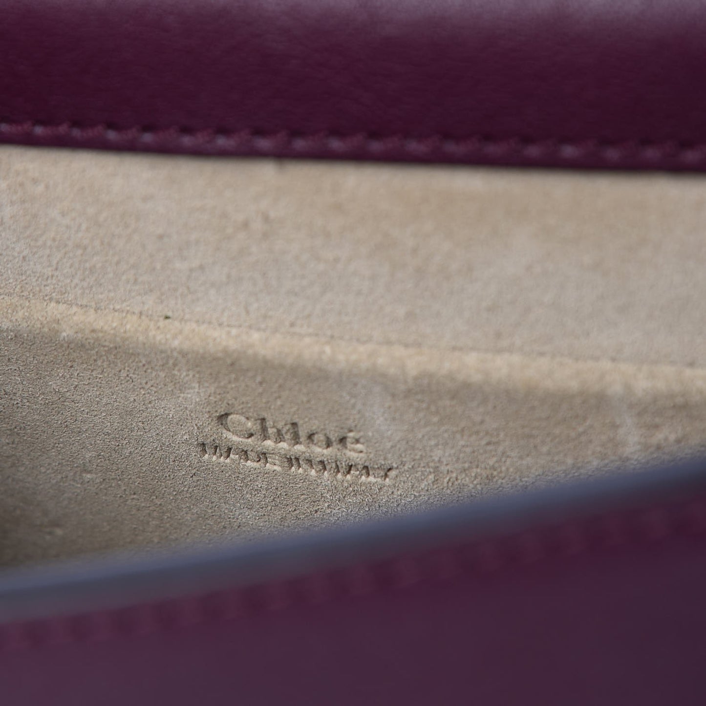 Calfskin Small Nile Bracelet Bag Intense Violine