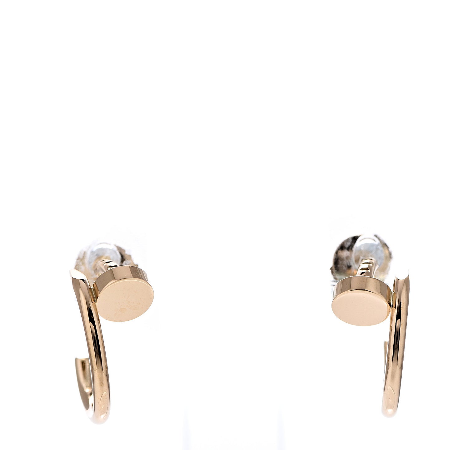 18K Yellow Gold Juste Un Clou Hoop Earrings