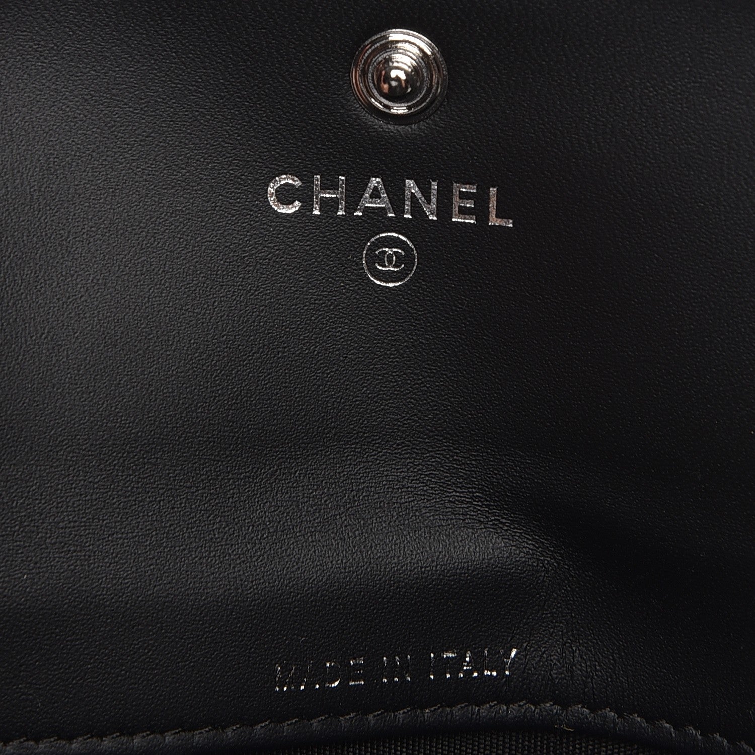 Chanel Patent Calfskin Quilted Boy Wallet on Removable Chain Black 11 of 11