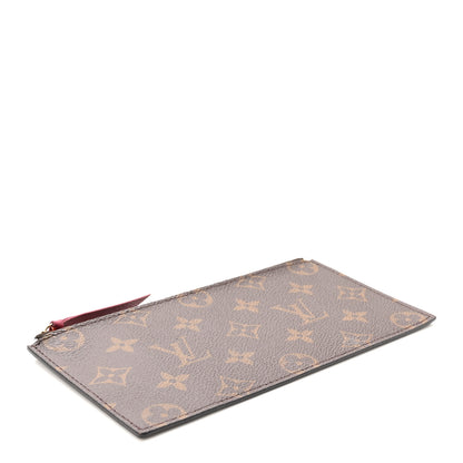 Louis Vuitton Monogram Felicie Chain Wallet Zippered Insert Fuchsia 4 of 6