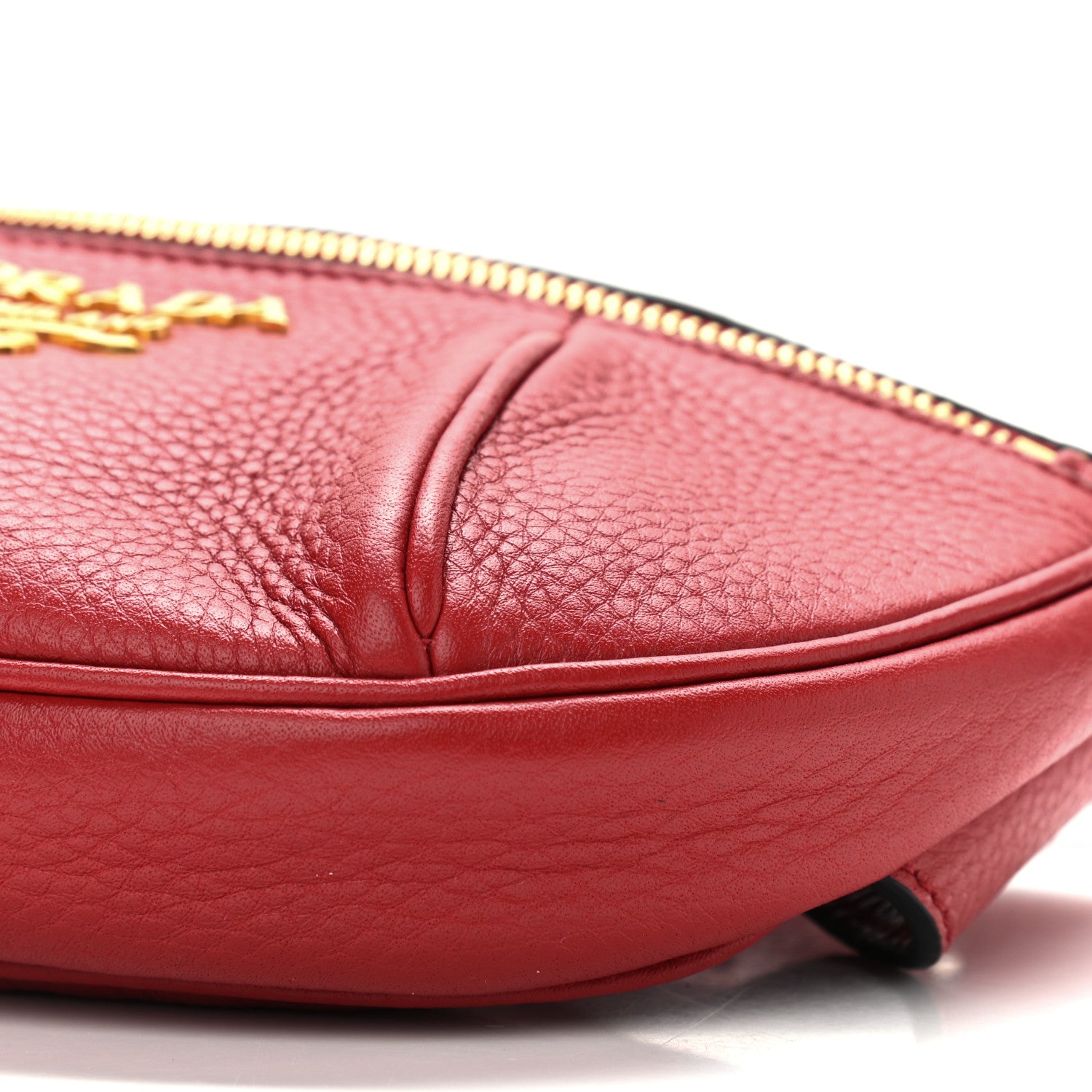 Prada Vitello Daino Small Belt Bag Rosso 10 of 11