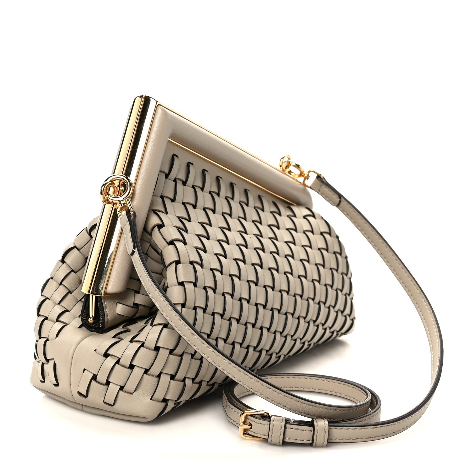Fendi Vitello Grace Intreccio Small Fendi First Nuvola 1818544