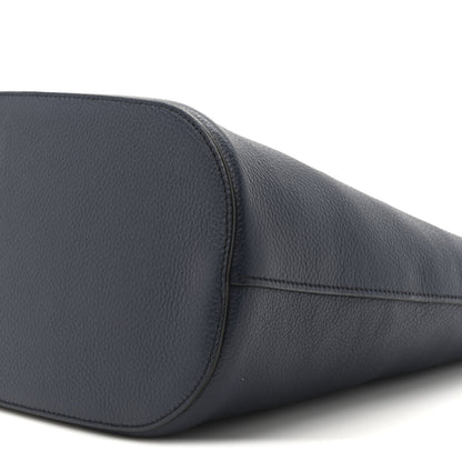 Prada Vitello Phenix Logo Hobo Bluette 7 of 8