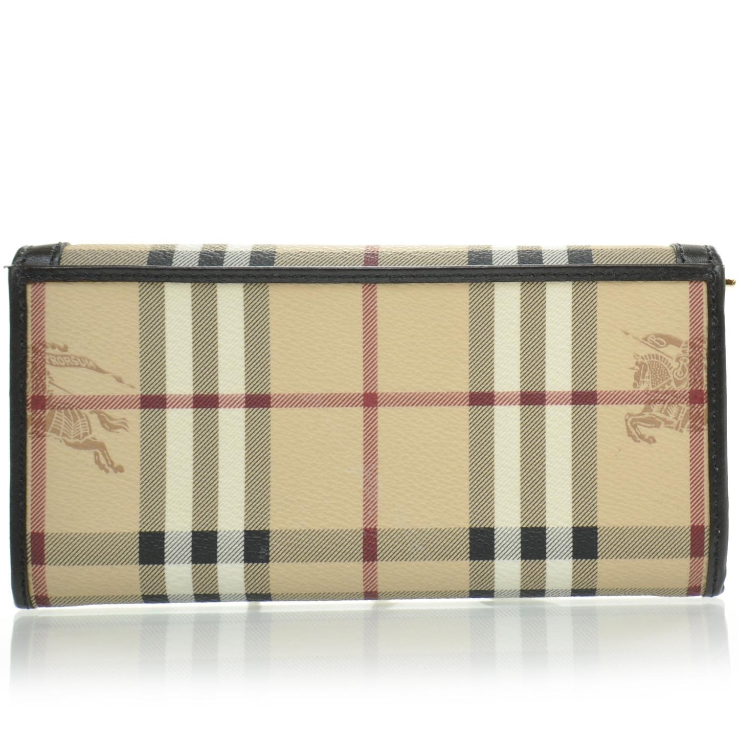 Haymarket Check Continental Wallet Brown
