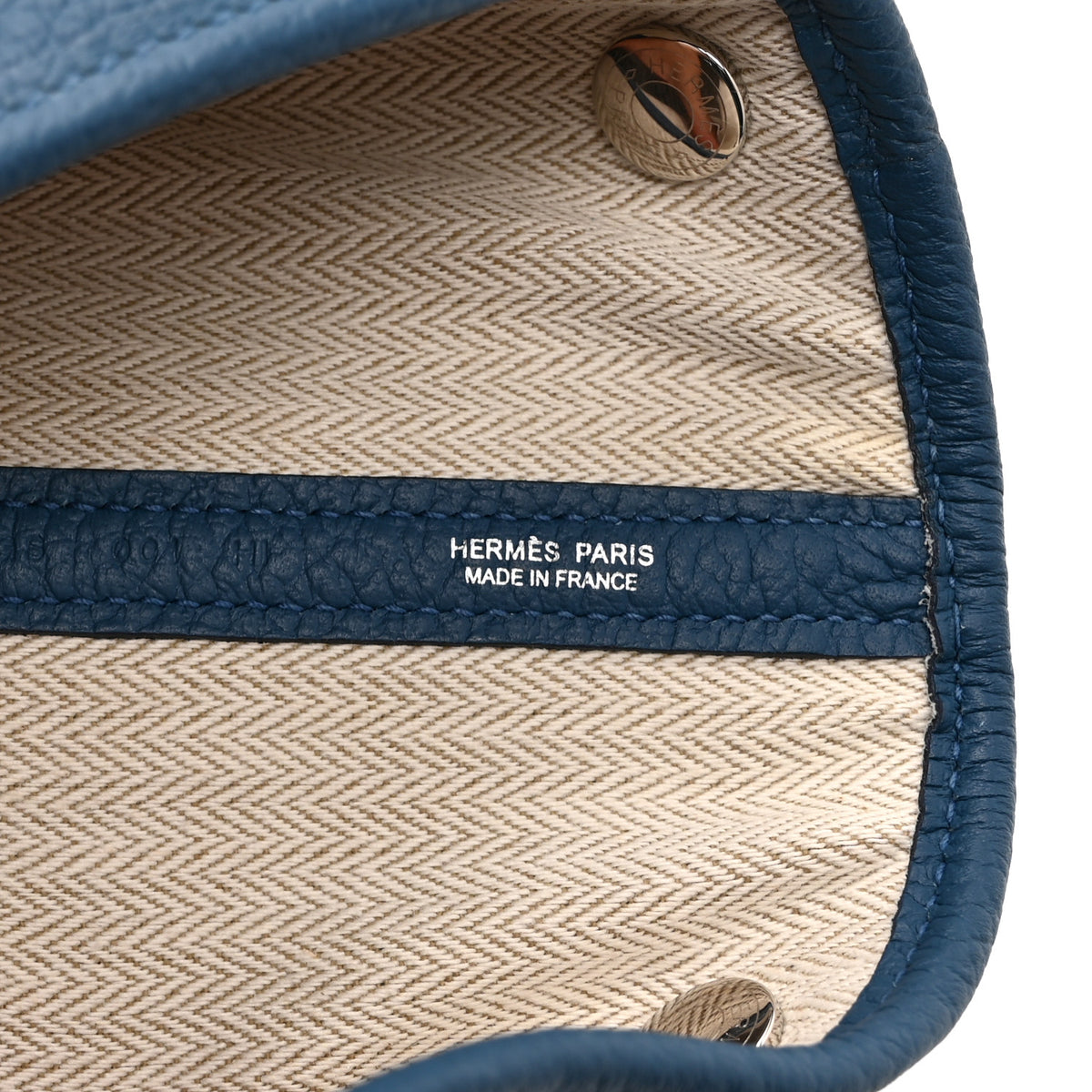 Hermes Negonda Garden Party 36 MM Bleu Brighton 7 of 10