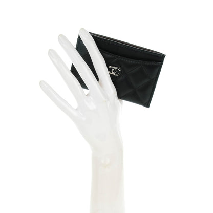 Chanel Lambskin Quilted Card Holder Black 2 of 8
