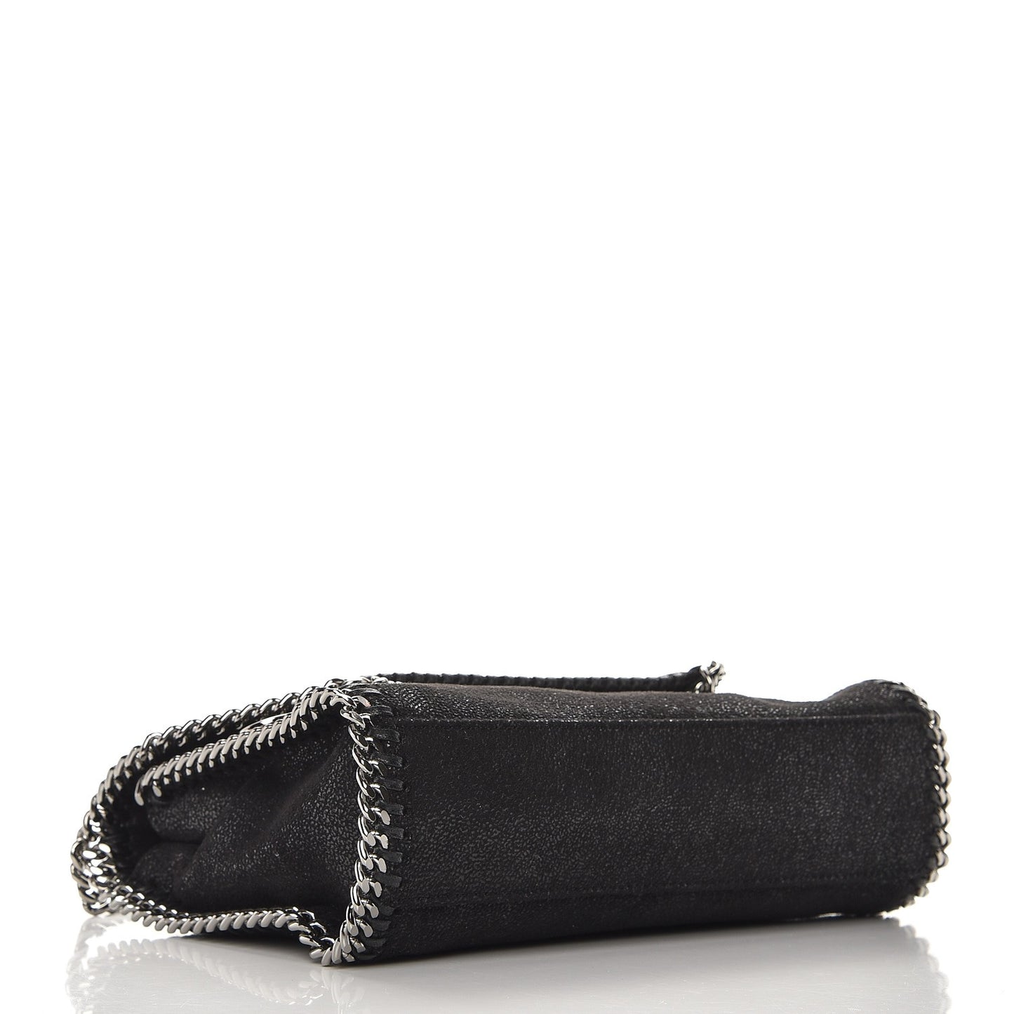 Shaggy Deer Mini Falabella Shoulder Bag Black