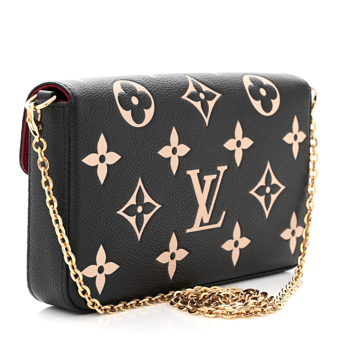 Empreinte Monogram Giant Felicie Pochette Black Beige