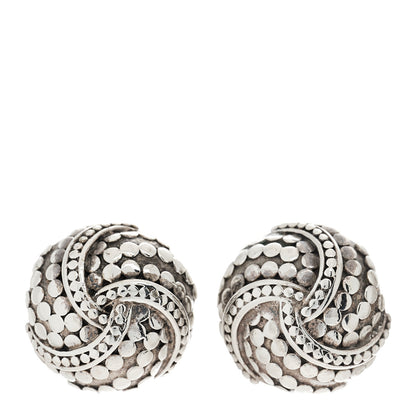 John Hardy Sterling Silver Dot Knot Earrings 1 of 4