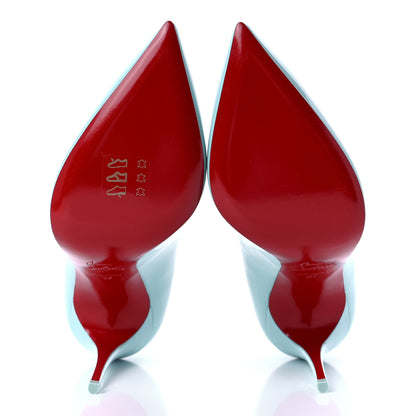 Christian Louboutin Patent Hot Chick 100 Pumps 37 Bermuda 5 of 7