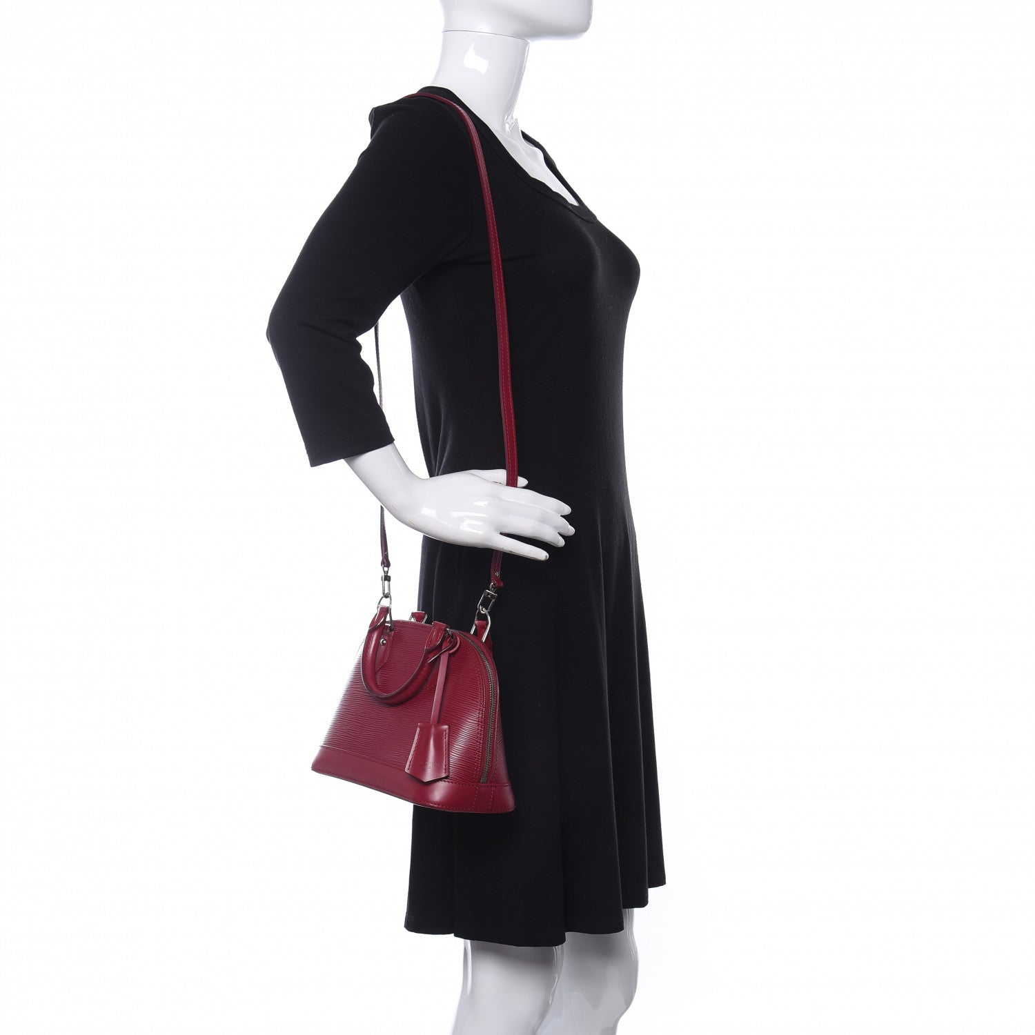 Louis Vuitton Epi Alma BB Fuchsia 2 of 9