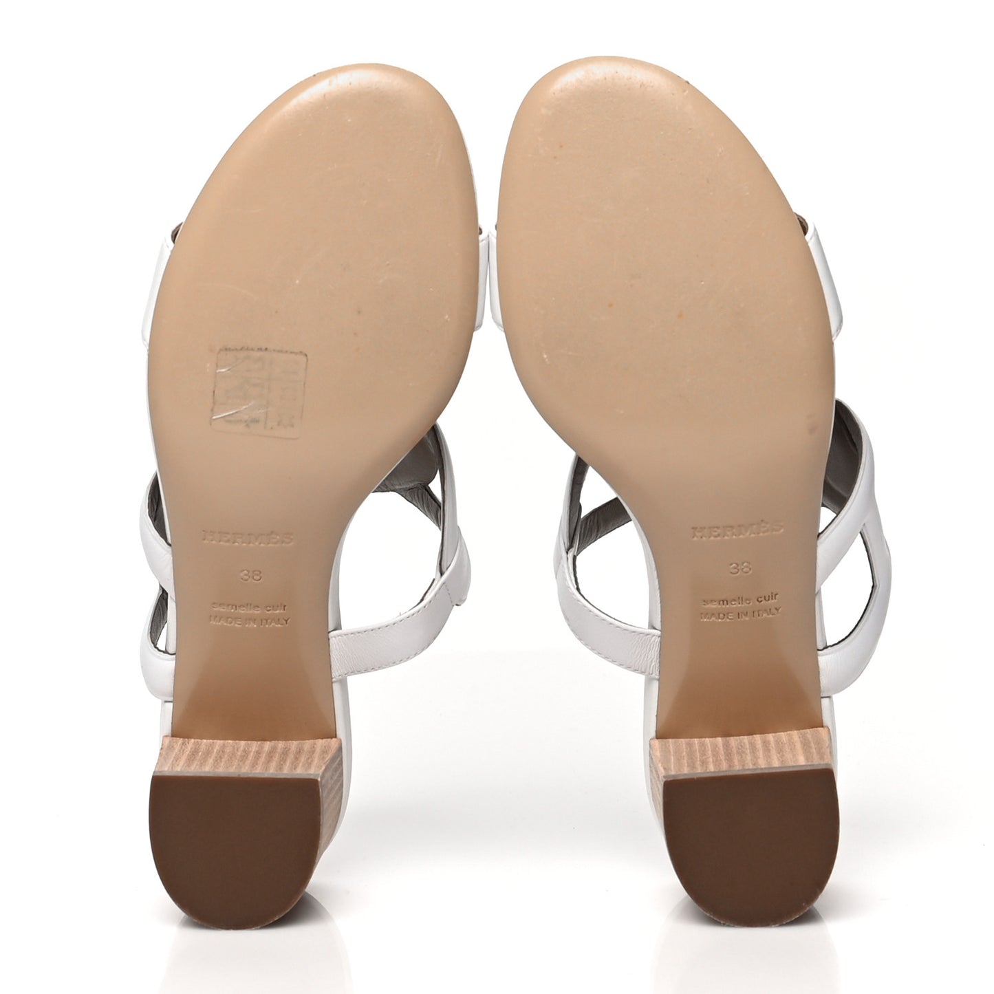 Nappa Bikini Sandals 38 White