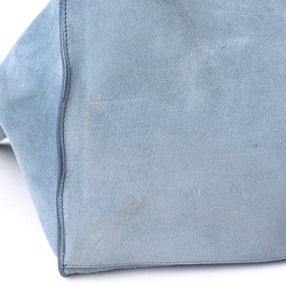Celine Suede Supple Grained Calfskin Medium Big Bag Slate Blue 12 of 22