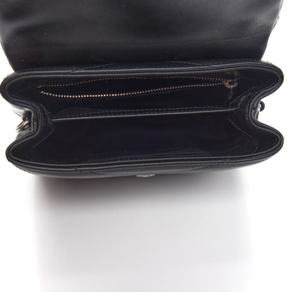 Saint Laurent Calfskin Y Quilted Monogram Toy Loulou Crossbody Bag Black 5 of 8