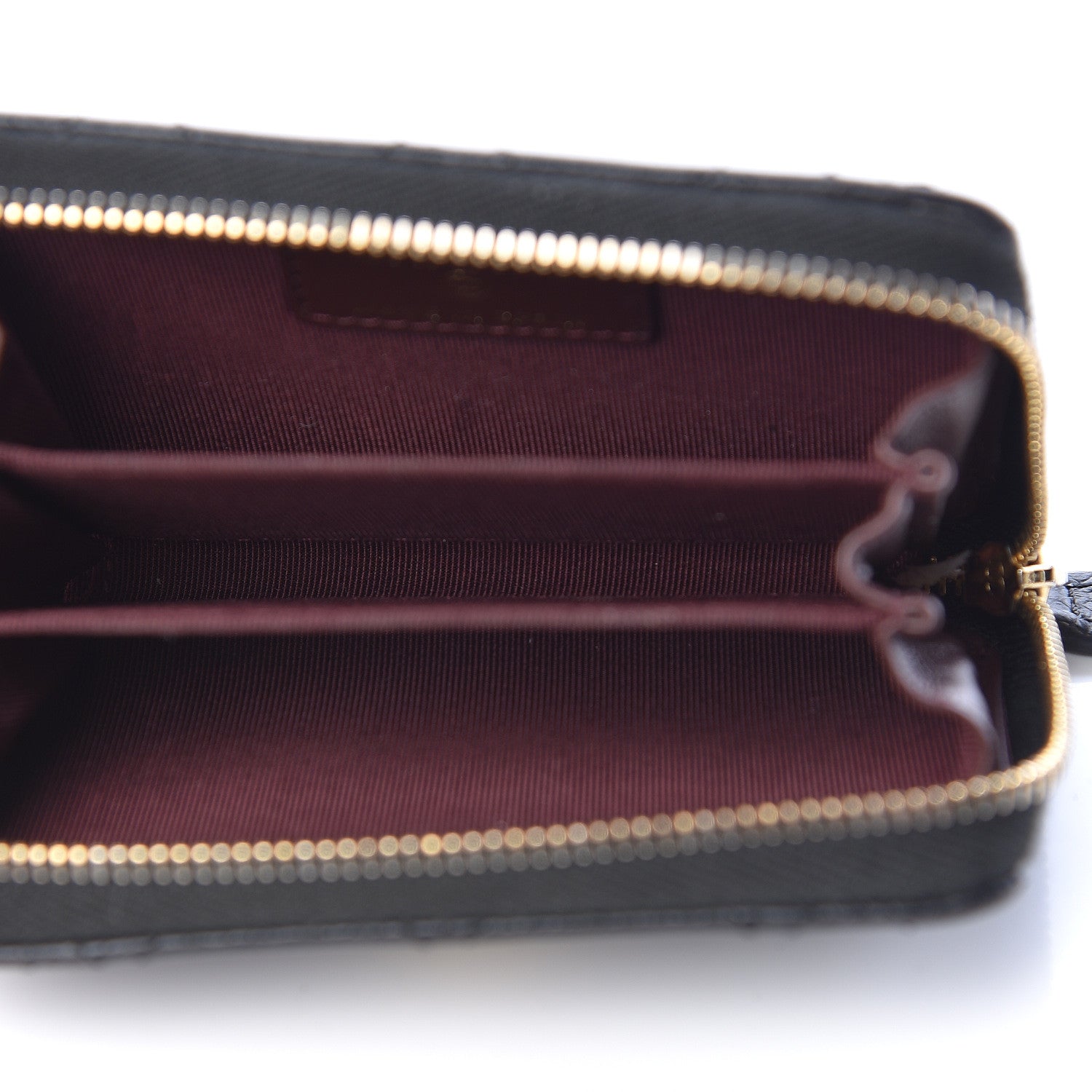 Chanel Caviar Quilted Zip Coin Purse Black 5 of 11