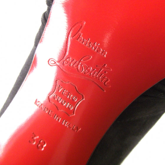Christian Louboutin Suede Greissimo Platform Pumps 38 6 of 7