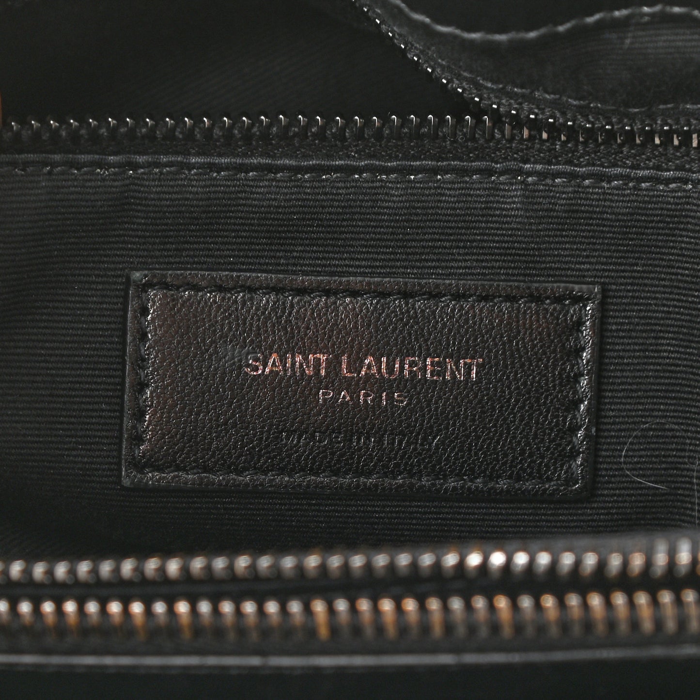 Calfskin Y Quilted Monogram Medium Loulou Chain Satchel Black