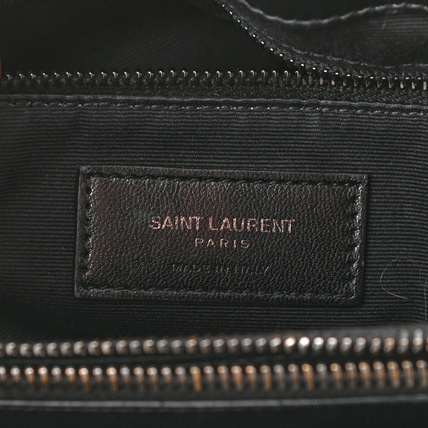 Saint Laurent Calfskin Y Quilted Monogram Medium Loulou Chain Satchel Black 6 of 8