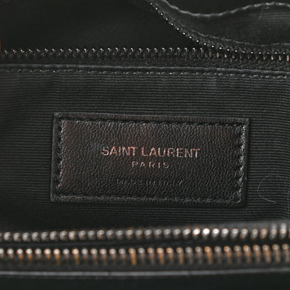 Saint Laurent Calfskin Y Quilted Monogram Medium Loulou Chain Satchel Black 6 of 8