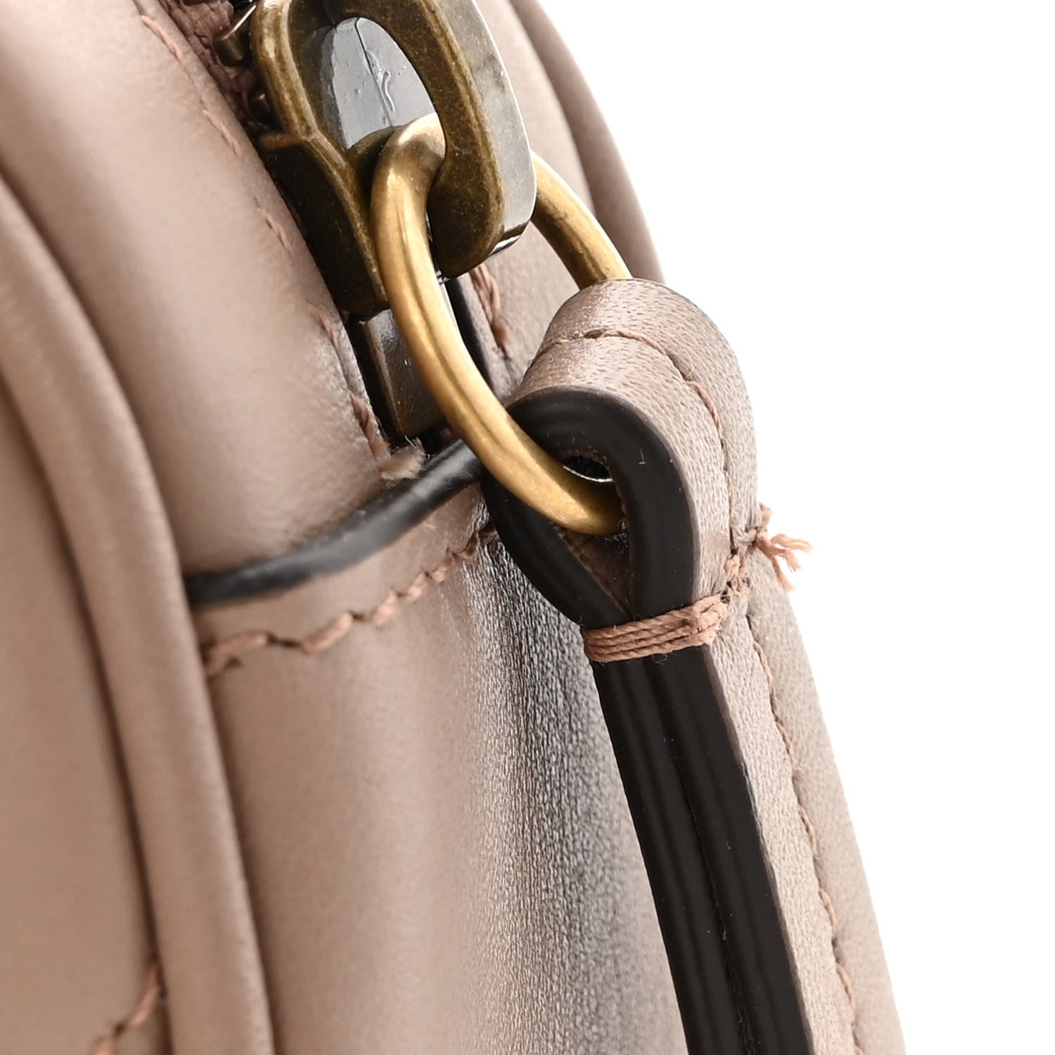Gucci Calfskin Matelasse GG Marmont Belt Bag 75 30 Porcelain Rose 12 of 12