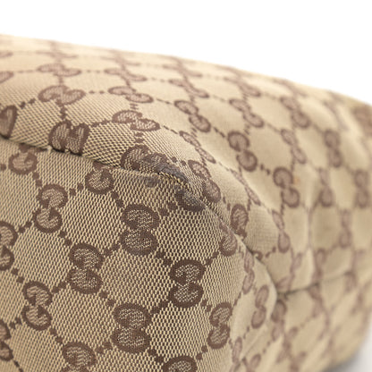 Gucci Monogram Medium Horsebit Chain Hobo Light Brown 11 of 14