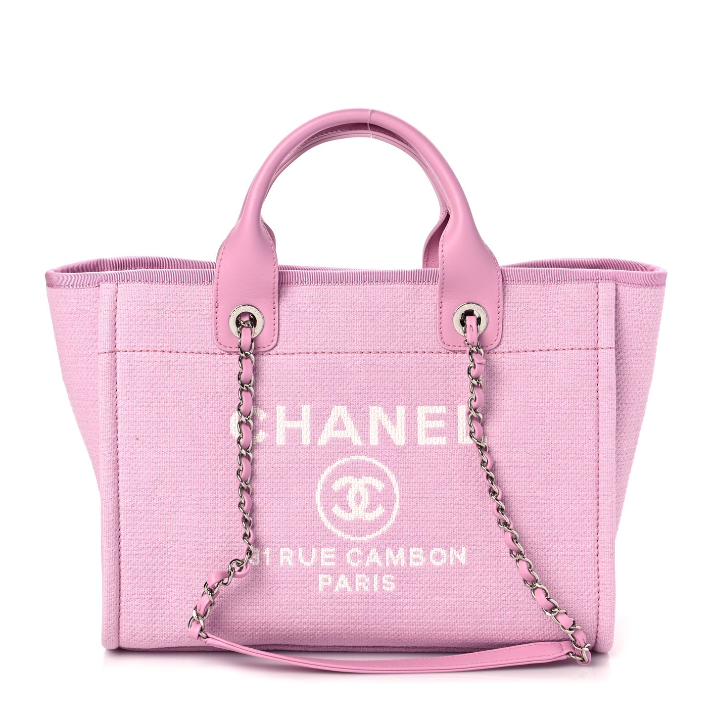 Mixed Fibers Small Deauville Tote Pink