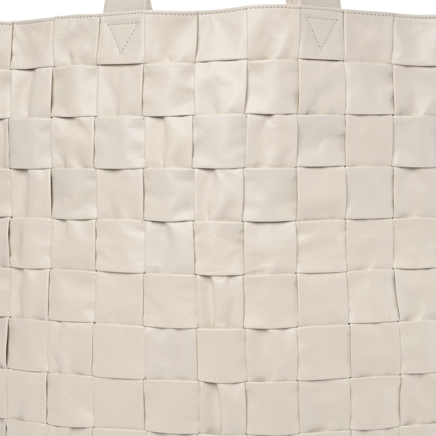 Bottega Veneta Calfskin Maxi Intrecciato Cassette Tote White 10 of 15