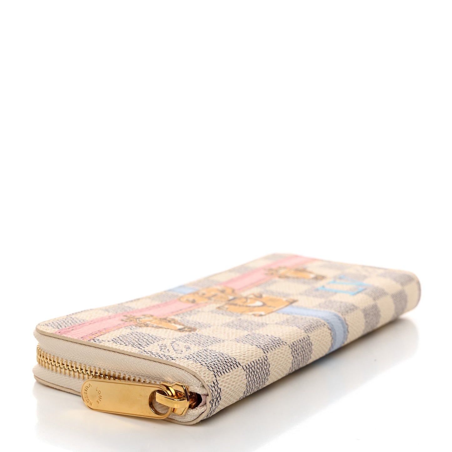 Damier Azur Summer Trunks Clemence Wallet