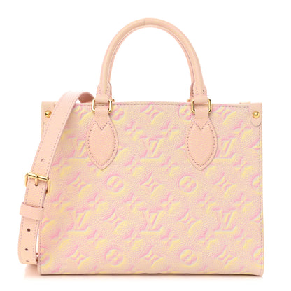 Louis Vuitton Empreinte Monogram Summer Stardust Onthego PM Pink 1 of 9