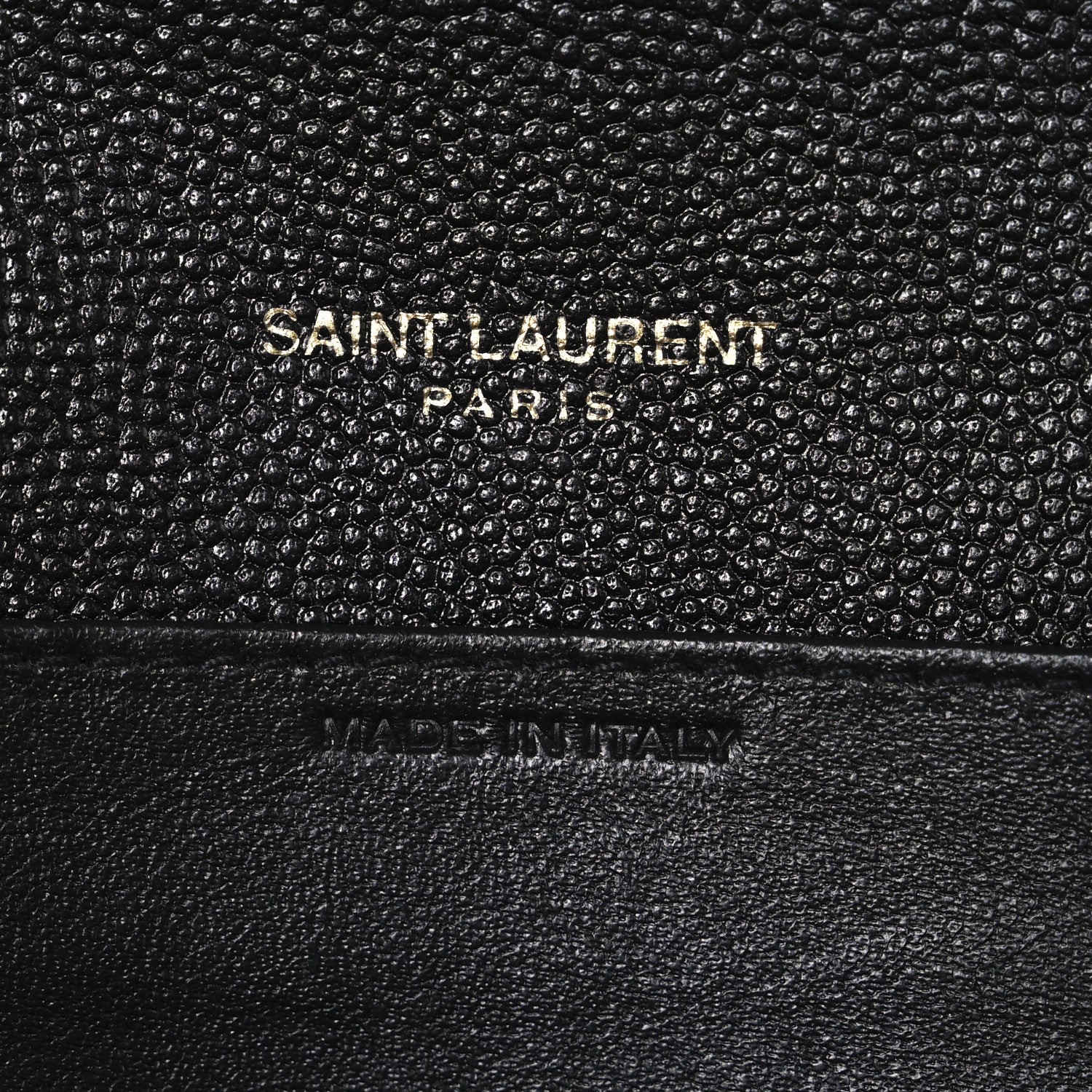 Saint Laurent Grain De Poudre Uptown Chain Wallet Black 7 of 10