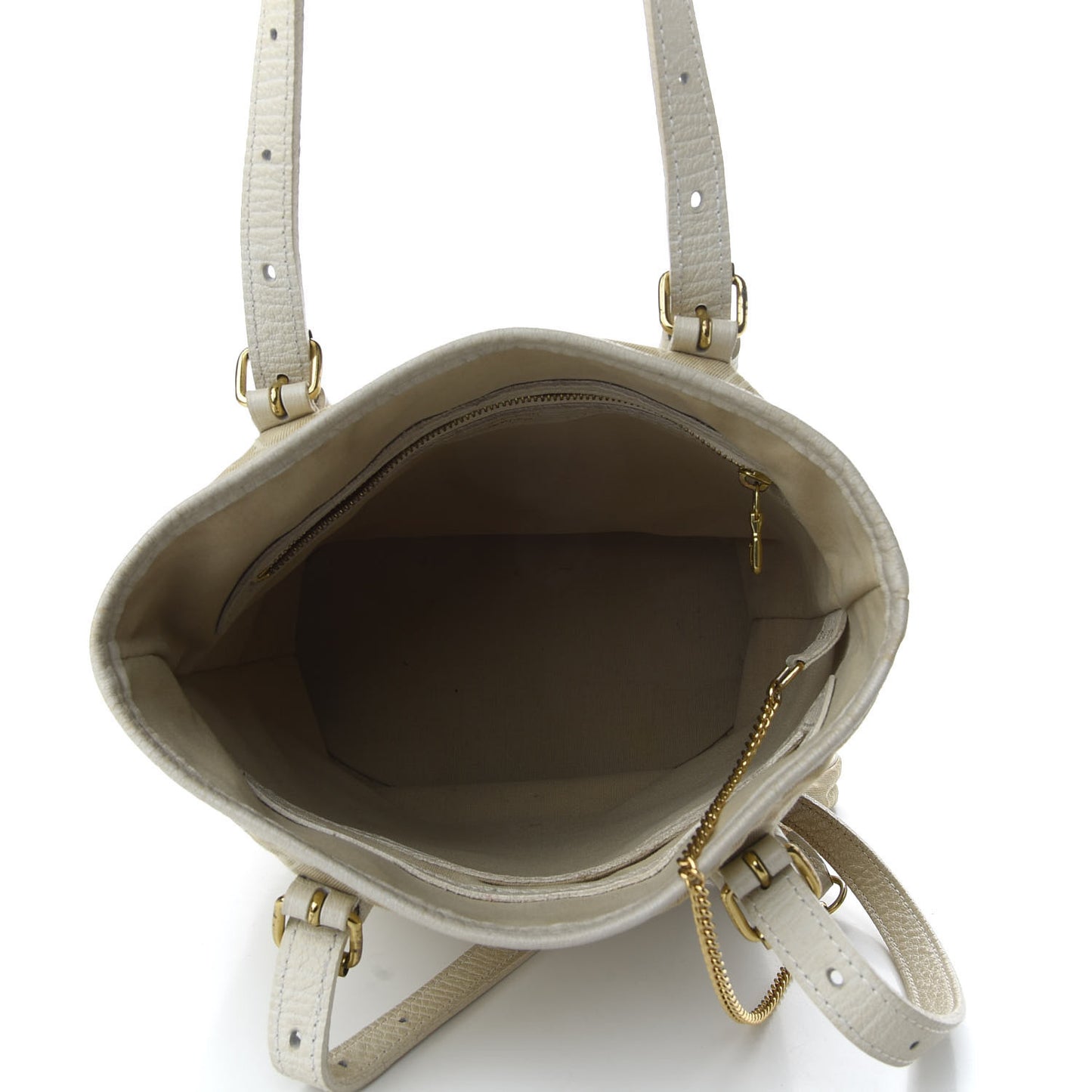 Mini Lin Monogram Bucket Bag Dune