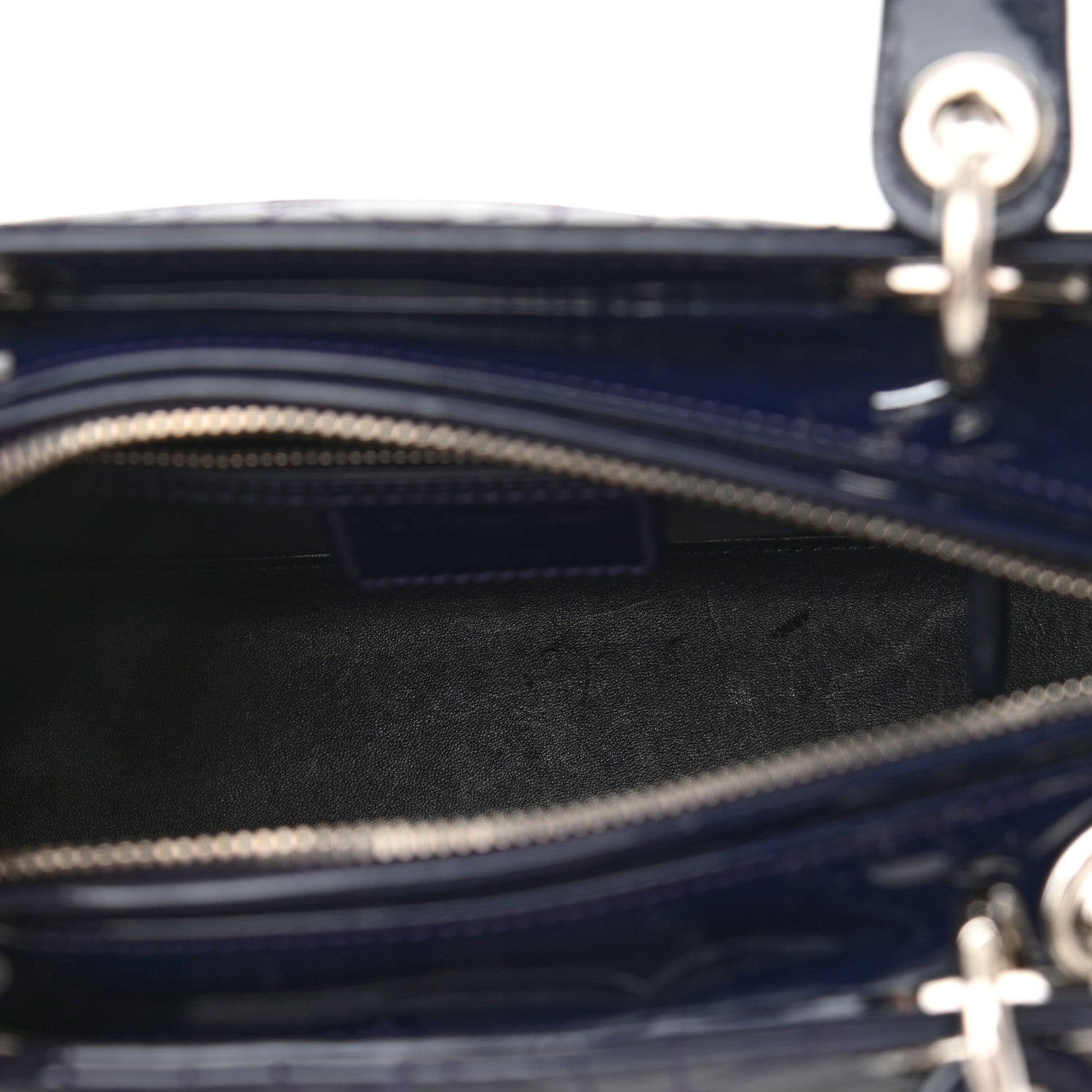 Christian Dior Patent Cannage Medium Lady Dior Violet Purple 4 of 11