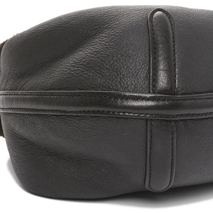 Bottega Veneta Calfskin Shearling Aviator Mini Jodie Dark Brown Fondant 8 of 9