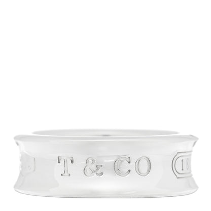 Tiffany Sterling Silver 1837 Band Ring 52 6 1 of 4