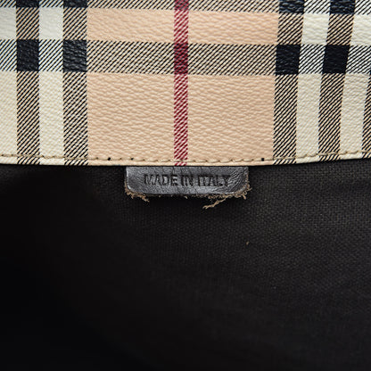 Burberry Haymarket Check Large Canterbury Tote Chocolate 7 of 17
