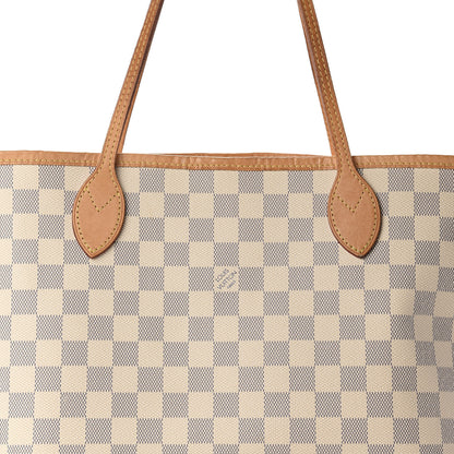 Louis Vuitton Damier Azur Neo Neverfull MM Rose Ballerine 11 of 11