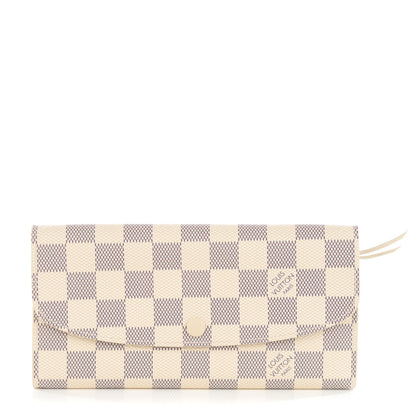 Louis Vuitton Damier Azur Emilie Wallet 1 of 7