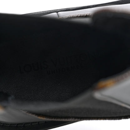 Louis Vuitton Calfskin Monogram Beaubourg Ankle Boots 39 Black 7 of 8