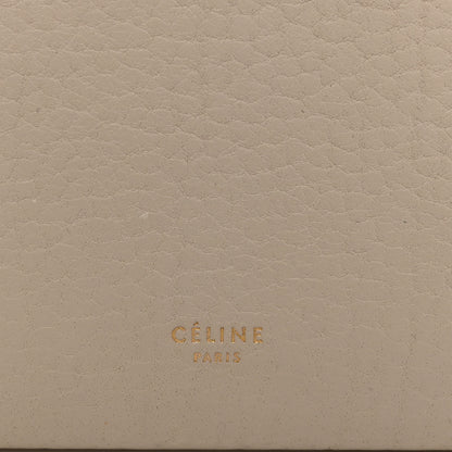 Celine Crisped Calfskin Mini Tie Knot Tote Chalk 6 of 13
