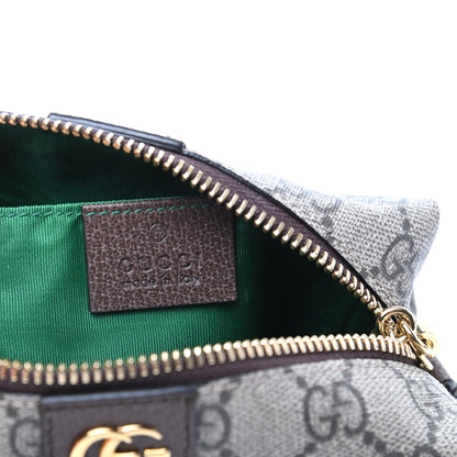Gucci Soft GG Supreme Monogram Calfskin Small Ophidia Cosmetic Case Beige Ebony New Acero 6 of 9